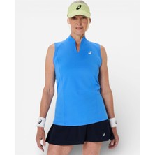 Asics Court Tank Kadın Mavi Atlet 2042A370-401