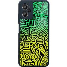 Spoyi Casper X30 Plus Neon Geometrik Tasarımlı Glossy Telefon Kılıfı