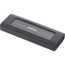 Dark Dsem8 10GBPS USB 3.1 Gen2 Type-C, M.2 Nvme & Sata Ngff Uyumlu, Max. 8tb Kapasite, Silikon Koruyucu Kılıflı, Alüminyum Type-C Disk Kutusu (Dk-Ac-Dsem8)