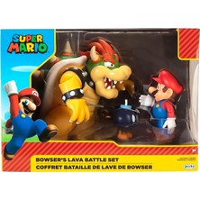 Super Mario Süper Mario Browser S Lava Savaşı Oyun Seti 64512