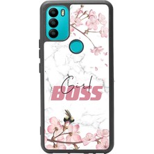 Spoyi General Mobile Gm 21 Plus Sakura Girl Boss Tasarımlı Glossy Telefon Kılıfı