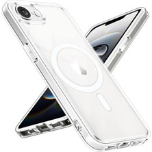 Yazline Global Mey Ithalat®  iPhone 16E Kılıf Magneticsafe Şeffaf Silikon - Şeffaf