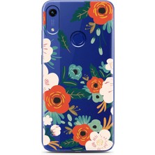 Spoyi Honor 8A Art Açelya Tasarımlı Süper Şeffaf Telefon Kılıfı