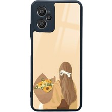Spoyi Casper X30 Plus Çiçekli Kız Tasarımlı Glossy Telefon Kılıfı