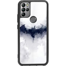 Spoyi General Mobile Gm 21 Pro Beyaz Batman Tasarımlı Glossy Telefon Kılıfı