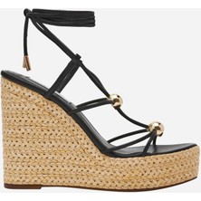 Steve Madden Tulym Black Kadın Siyah Topuklu Sandalet Tulym