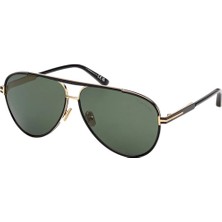 Tom Ford Rupert FT1340 01N Erkek Metal Aviator Güneş Gözlüğü