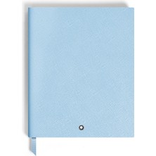 Montblanc Saffiano Deri Açık Mavi Büyük Boy Defter 135030