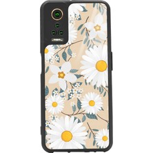 Spoyi General Mobile Gm 22 Pro Büyük Papatya Tasarımlı Glossy Telefon Kılıfı