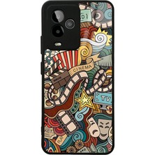 Spoyi Gm 24 Pro Retro Cinema Tasarımlı Glossy Telefon Kılıfı
