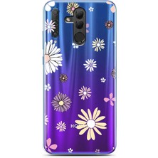 Spoyi Honor 20 Lite Candy Floral Tasarımlı Süper Şeffaf Telefon Kılıfı