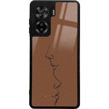 Spoyi Casper Via X40 Kahve Silüet Tasarımlı Glossy Telefon Kılıfı