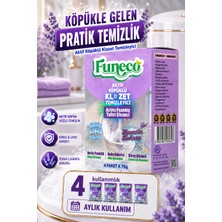 FUNECO Aktif Köpüklü Klozet Tuvalet Temizleyici 4 Adet Ekolojik Doğa Dostu Lavanta Ferahlığı
