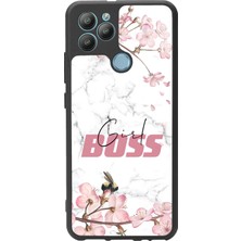 Spoyi General Mobile Gm 22 Plus Sakura Girl Boss Tasarımlı Glossy Telefon Kılıfı