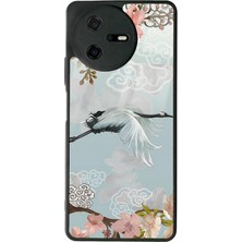 Spoyi Casper Via A40 Suluboya Leylek Tasarımlı Glossy Telefon Kılıfı