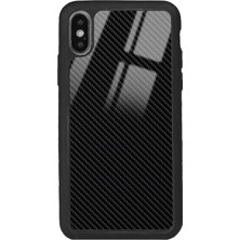 Spoyi iPhone Xs Carbon Tasarımlı Glossy Telefon Kılıfı