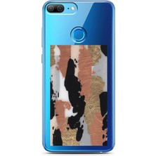 Spoyi Honor 9 Lite Wall Tasarımlı Süper Şeffaf Telefon Kılıfı