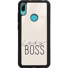 Spoyi Huawei Y6 (2019) Lady Boss Tasarımlı Glossy Telefon Kılıfı