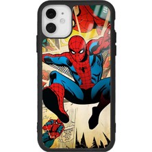 Spoyi Iphone 11  Spider-Man Örümcek Adam Tasarımlı Glossy Telefon Kılıfı