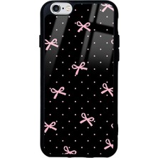 Spoyi iPhone 6s Pembe Kurdele Tasarımlı Glossy Telefon Kılıfı