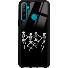 Spoyi Oppo Real Me 5i Dancer Skeleton Tasarımlı Glossy Telefon Kılıfı