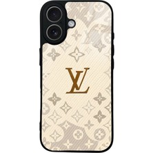 Spoyi iPhone 17 Krem Lv Tasarımlı Glossy Telefon Kılıfı