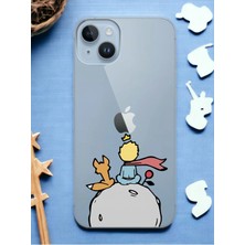 Spoyi iPhone 14 Küçük Prens Tasarımlı Şeffaf Telefon Kılıfı