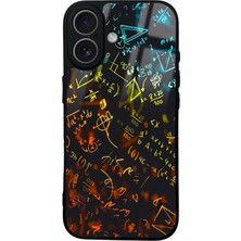 Spoyi iPhone 17 Matematik Tasarımlı Glossy Telefon Kılıfı