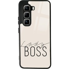 Spoyi Infinix Hot 50 Pro Lady Boss Tasarımlı Glossy Telefon Kılıfı