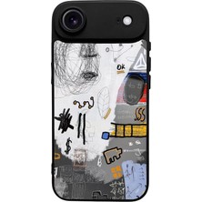 Spoyi iPhone 17 Air Matematik Tahtası Tasarımlı Glossy Telefon Kılıfı