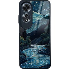 Spoyi Oppo A60 Night Tasarımlı Glossy Telefon Kılıfı