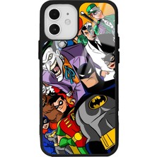 Spoyi iPhone 12 Dc Comics Tasarımlı Glossy Telefon Kılıfı