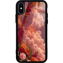 Spoyi iPhone x - Xs Celestial Bloom Tasarımlı Glossy Telefon Kılıfı