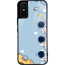 Spoyi Infinix Gt 30 Pro Mini Astronot Tasarımlı Glossy Telefon Kılıfı