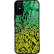 Spoyi Infinix Gt 30 Pro Neon Geometrik Tasarımlı Glossy Telefon Kılıfı