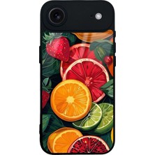 Spoyi iPhone 17 Air Citrus Pop Art Tasarımlı Glossy Telefon Kılıfı