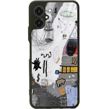 Spoyi Omix X5 Matematik Tahtası Tasarımlı Glossy Telefon Kılıfı