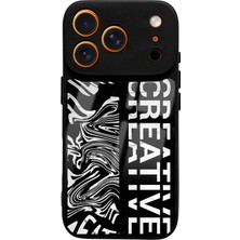 Spoyi iPhone 17 Pro  Creative Tasarımlı Glossy Telefon Kılıfı