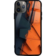 Spoyi iPhone 11 Pro Max Geometric Spill Tasarımlı Glossy Telefon Kılıfı
