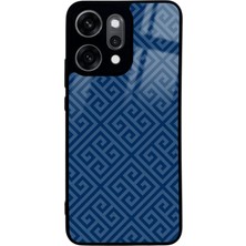 Spoyi Oppo Reno 14 Pro Blue Motif Tasarımlı Glossy Telefon Kılıfı