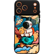 Spoyi iPhone 17 Pro Max Baby Astronaut Tasarımlı Glossy Telefon Kılıfı