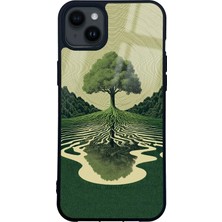 Spoyi iPhone 14 Plus The Zen Oak Tasarımlı Glossy Telefon Kılıfı