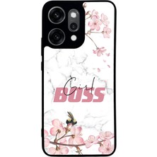 Spoyi Oppo Reno 14 Pro Sakura Girl Boss Tasarımlı Glossy Telefon Kılıfı