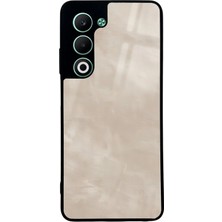 Spoyi Oppo A5 5g Süt Kahvesi Mermer Tasarımlı Glossy Telefon Kılıfı