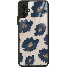 Spoyi Omix X5 Blue Flowers Tasarımlı Glossy Telefon Kılıfı