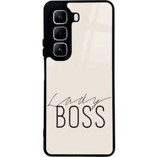 Spoyi Infinix Hot 50 Lady Boss Tasarımlı Glossy Telefon Kılıfı