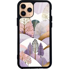 Spoyi iPhone 11 Pro Işıltılı Koru Tasarımlı Glossy Telefon Kılıfı