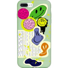 Spoyi Iphone 7 Plus - 8 Plus You Can Sad Smile Tasarımlı Yeşil Lansman Telefon Kılıfı