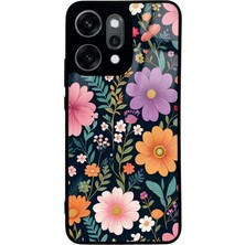 Spoyi Oppo Reno 14 Pro Çiçekler Tasarımlı Glossy Telefon Kılıfı
