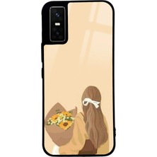Spoyi Infinix Gt 30 Pro Çiçekli Kız Tasarımlı Glossy Telefon Kılıfı